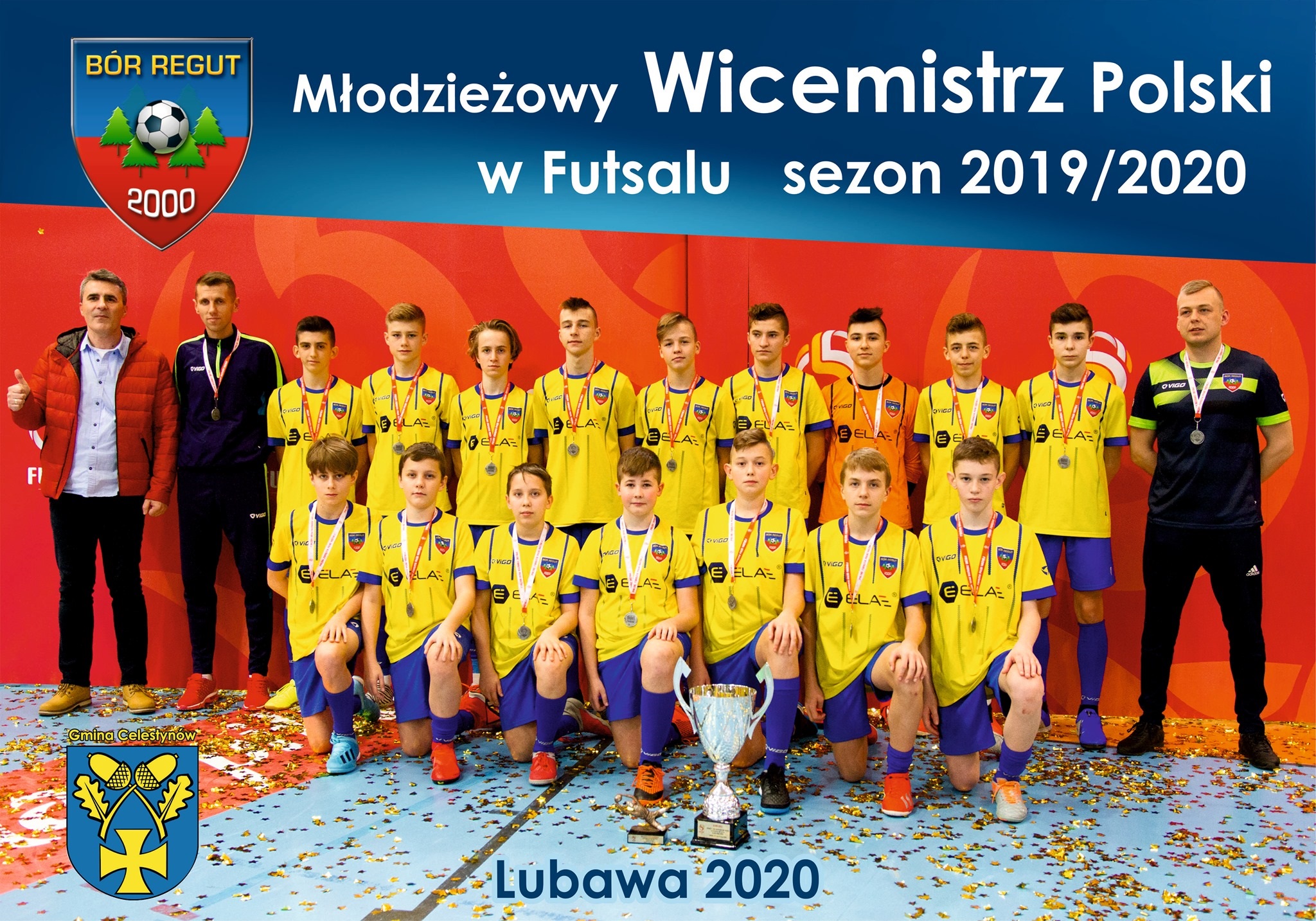 Bór Regut Wicemistrzem Polski w Futsalu U-14